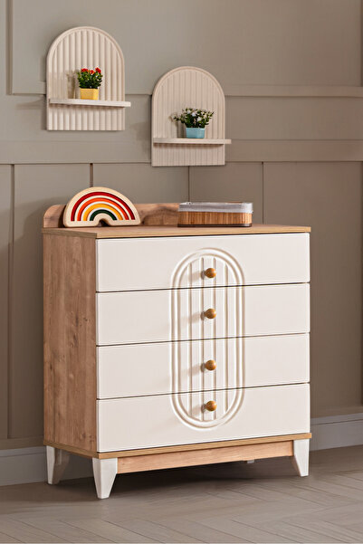 Setay Şifonyer, Klas Meşe 4 Çekmeceli Şifonyer