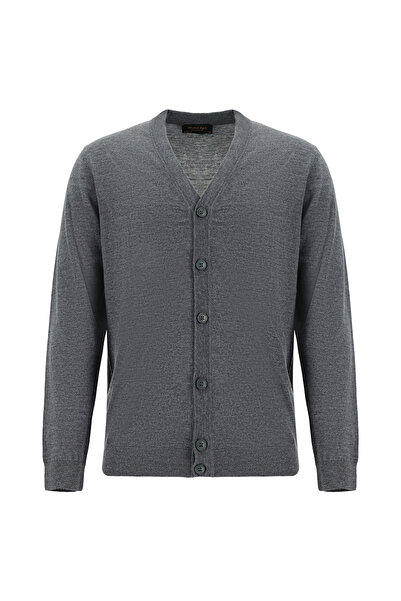 Abdullah Kiğılı سترة صوفية مطرزة بأزرار على شكل حرف V