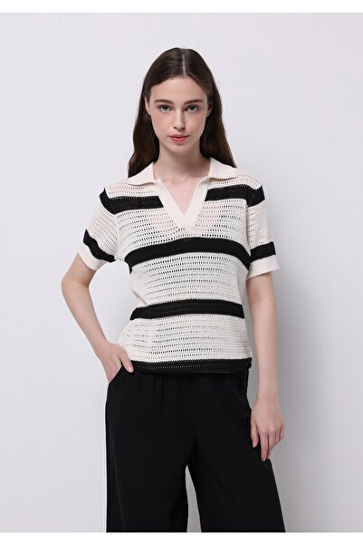 Colin's Regular Fit Women's Ecru Sweater