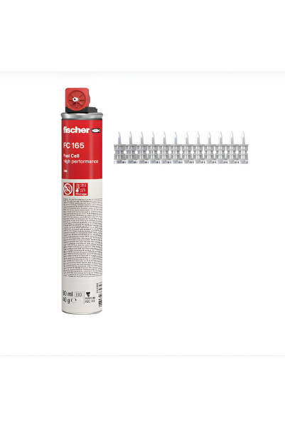 Fischer DFN 25 mm 1008 Adet Çivi + FC 165 Gaz Tüpü