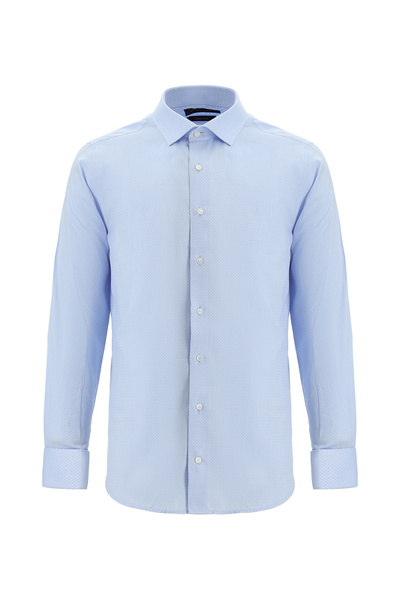 Kiğılı Cămașă din bumbac cu manșetă, cu mânecă lungă, slim fit