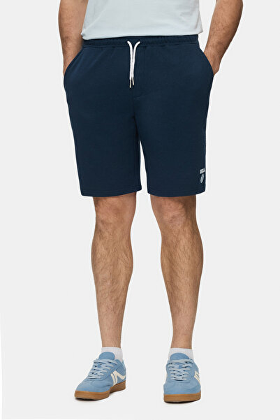 UCLA RANDY Lacivert Baskılı Standard Fit Erkek Örme Şort