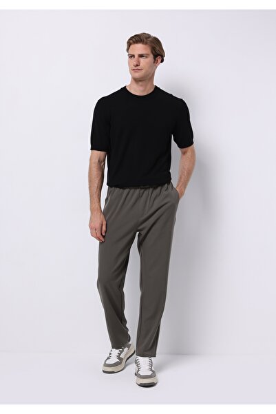 Colin's Pantaloni verzi pentru bărbați, cu talie medie, cu picioare drepte