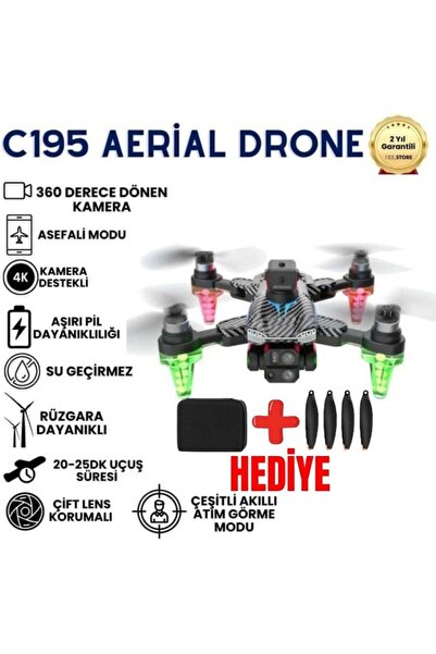 Genel Markalar C195 Aerial Drone – Hafif Yapı, Engel Aşabilen, Akıllı ve Uzun...