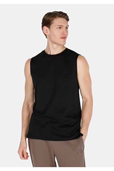 Colin's Regular Fit Men's Black Undershirt