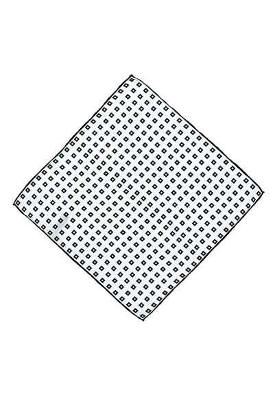 Abdullah Kiğılı Шал от коприна с мотиви