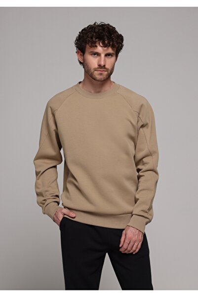 Colin's Hanorac bej pentru bărbați, cu croiala normală