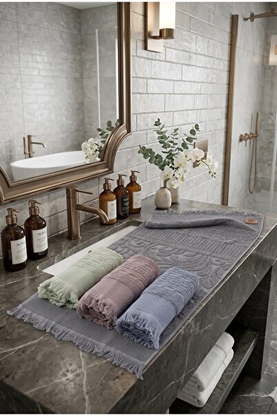 A.Z.H. (مجموعة من 4 حقائب) سلسلة أفانجارد للزينة مصنوعة من الجاكار مقاس 50×90...