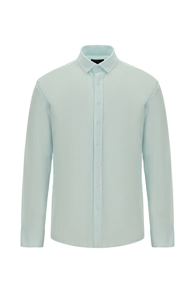 Kiğılı Довгий рукав, облягаючий крій, класичний малюнок, бавовняна сорочка