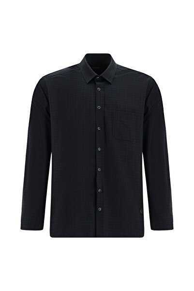 Abdullah Kiğılı Μακρυμάνικο κανονικό καρό βαμβακερό πουκάμισο