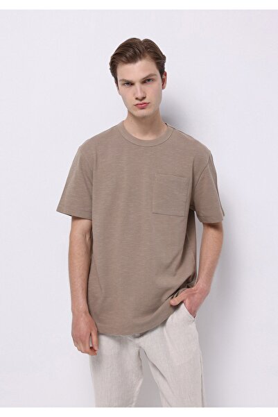 Colin's Tricou cu mânecă scurtă pentru bărbați, cu gât rotund, gri