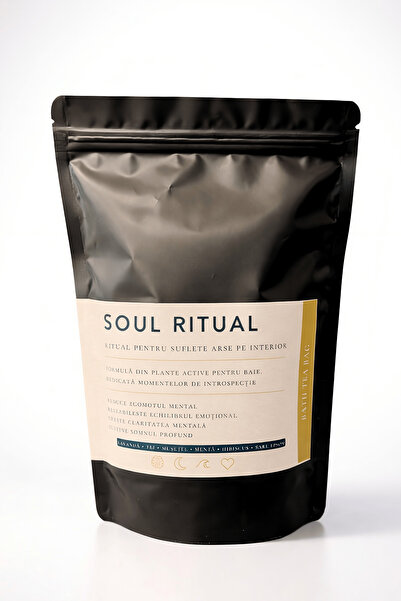 Calm AF Rituals Ceai de Baie "Soul Ritual" – Mix de Plante, Uleiuri Esentiale...