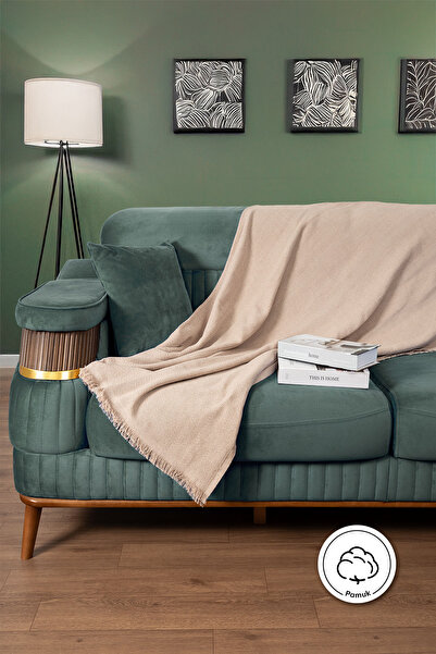 Cotto Home Husa de scaun bumbac 100% dungi Decorativ Piqué Multifuncțional Cu...