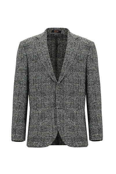 Abdullah Kiğılı 4 Drop Relaxed Fit Comfortable Cut Sports Plaid Jacket