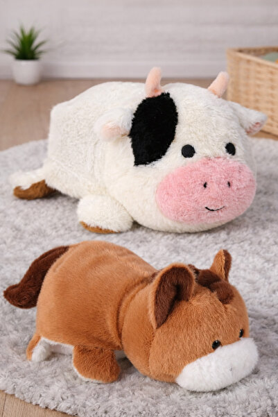 SmartFox لعبة قطيفة ذات وجهين، ناعمة الملمس، قابلة للتحويل، لطيفة ورائعة