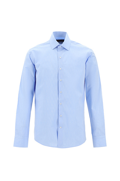 Abdullah Kiğılı Μακρυμάνικο Slim Fit Slim Fit Κλασικό Βαμβακερό πουκάμισο