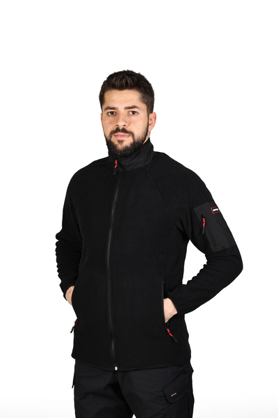 ervo tactical Men's Pro 3 Pocket Outdoor Full Zipper Fleece Jacket