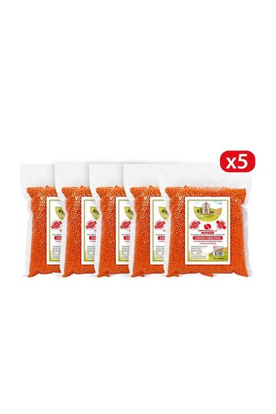 Arpacıoğlu %100 Yerli Türk Malı Kırmızı Futbol Mercimek 5kg (cilalı) (Vakumlu - 5x1kg)
