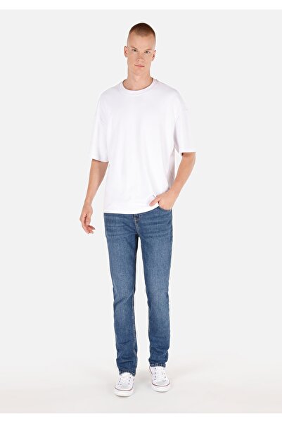 Colin's Pantaloni de jeans indigo pentru bărbați, cu croiala dreaptă