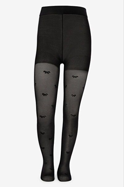 Penti Kız Çocuk Pretty Sweety Siyah Külotlu Çorap