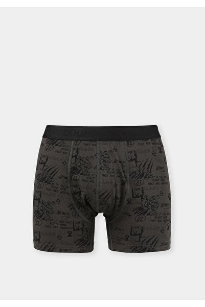 Colin's Boxeri pentru bărbați cu imprimeu modern, antracit