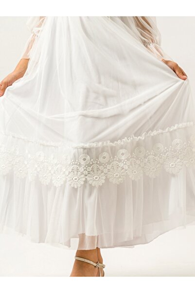 YUSALİ ΒΡΑΔΙΝΟ ΦΟΡΕΜΑ ΑΠΟ ΤΟΥΛ ΜΕ ΔΙΑΚΟΣΜΗΣΗ ΑΠΟ ΔΑΝΤΕΛΑ/ ΓΙΑ ΓΕΝΕΘΛΙΑ/ ΓΙΑ Ε...