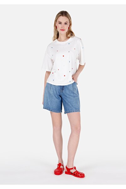 Colin's Pantaloni scurți de damă, cu talie medie, cu talie medie