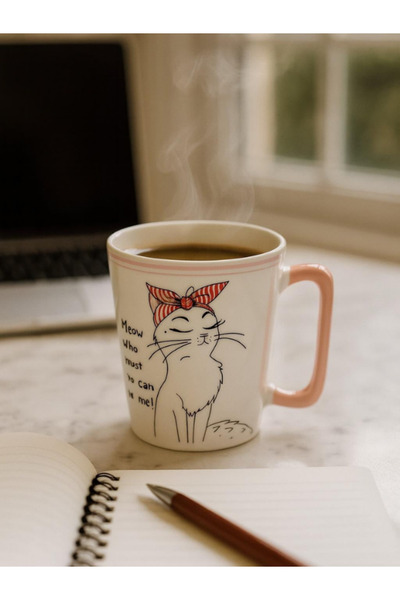 Tohana كوب بورسلين لطيف ومضحك على شكل حيوانات 340 مل