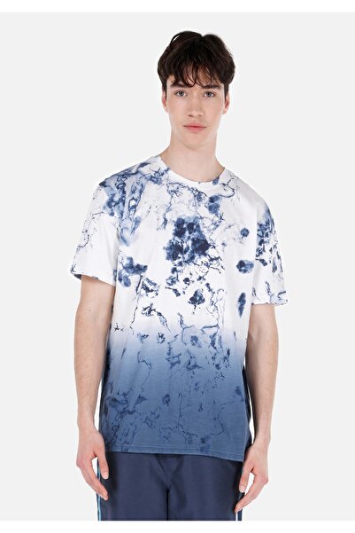 Colin's Λευκό ανδρικό κοντομάνικο μπλουζάκι με στάμπα με κανονική εφαρμογή