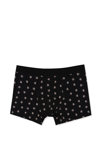 Colin's Lenjerie neagră imprimată pentru bărbați