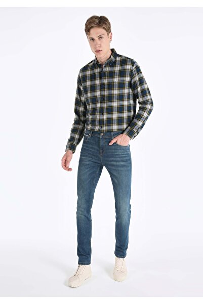 Colin's Прямий крій, низька талія, прямий крій штанин, чоловічі джинси з дені...