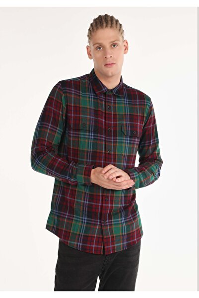 Colin's Cămașă pentru bărbați - Multicolor, mânecă U