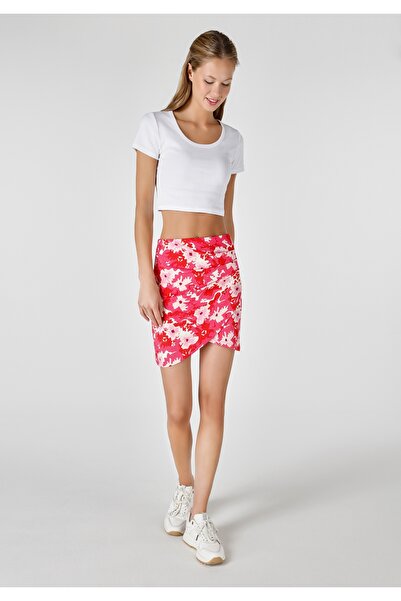 Colin's Πολύχρωμη Slim Fit Mini Floral Γυναικεία Φούστα