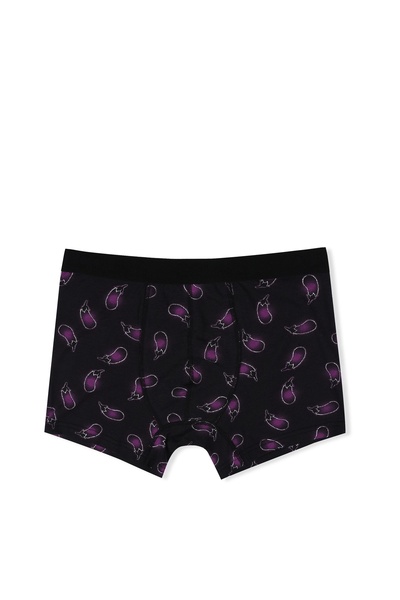 Colin's Boxeri negri pentru bărbați cu imprimeu modern