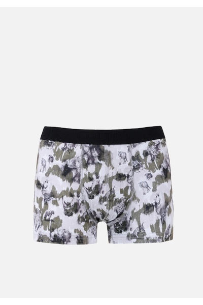 Colin's الملاكم الأسود المطبوع للرجال ذو المقاس الحديث