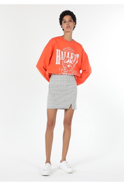 Colin's Mini Kadın Gri Etek