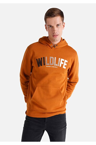 Colin's Regular Fit Men's Camel Sweatshirt