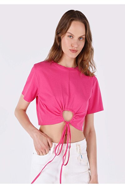 Colin's Tricou roz pentru femei - mâneci