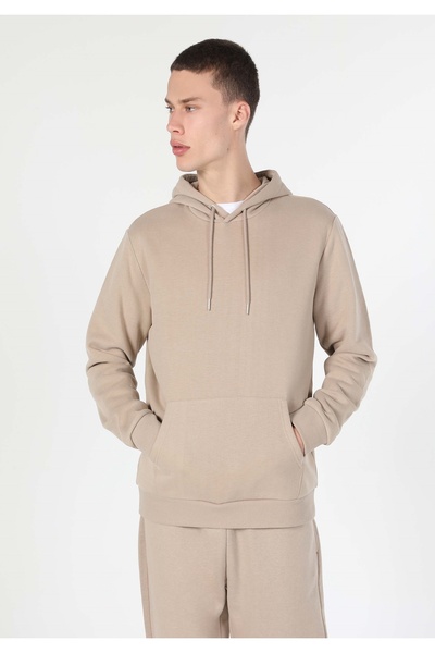 Colin's Hanorac bej pentru bărbați, cu croiala normală