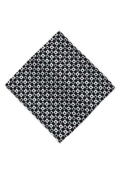 Abdullah Kiğılı Patterned Silk Handkerchief