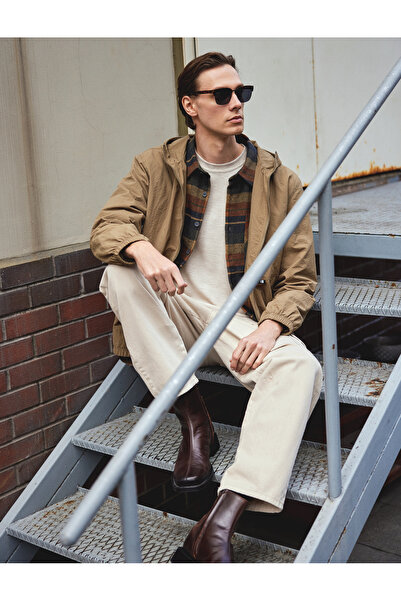 Koton Pelernă de ploaie cu glugă, cu buzunar cu fermoar și detaliu etichetă