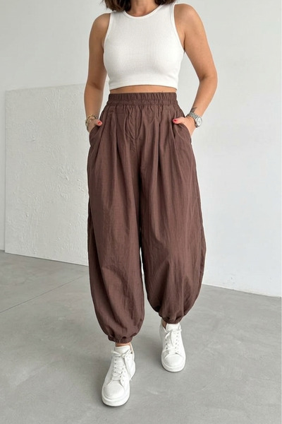 Suziş Parachute Fabric Pants with Elastic Legs 52102003