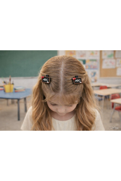 Darya Dd56 Abc School Kids Girls Barrette