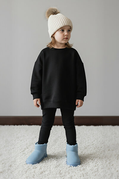 Capone Outfitters Детски мини ботуши с флисова подплата