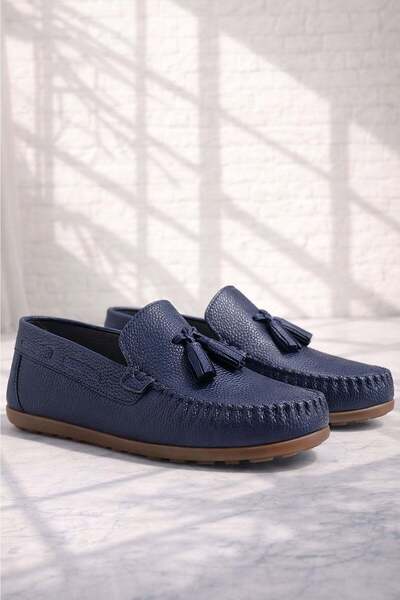 Rakerplus Pantofi mocasin pentru băieți bleumarin