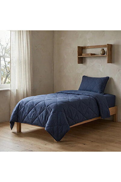 Microfiber Fabric Single Denim Pillow Duvet Set - Colors in Comfort