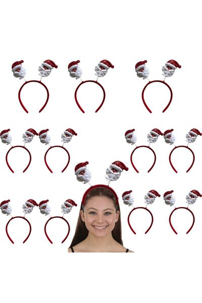 partidolu Новий рік - 12 штук декоративних шапок з короною Діда Мороза, модель 1