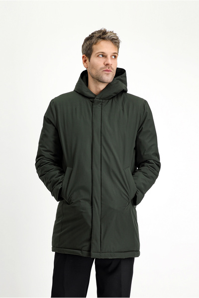 Kiğılı Palton gonflabil sport cu glugă, slim fit