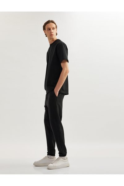 Koton Elastic Leg Pocket Detailed Lace up Waist Jogger Sweatpants