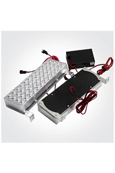 Space Çakar 96 Ledli Sefaf Cam Kırmızı-Mavi